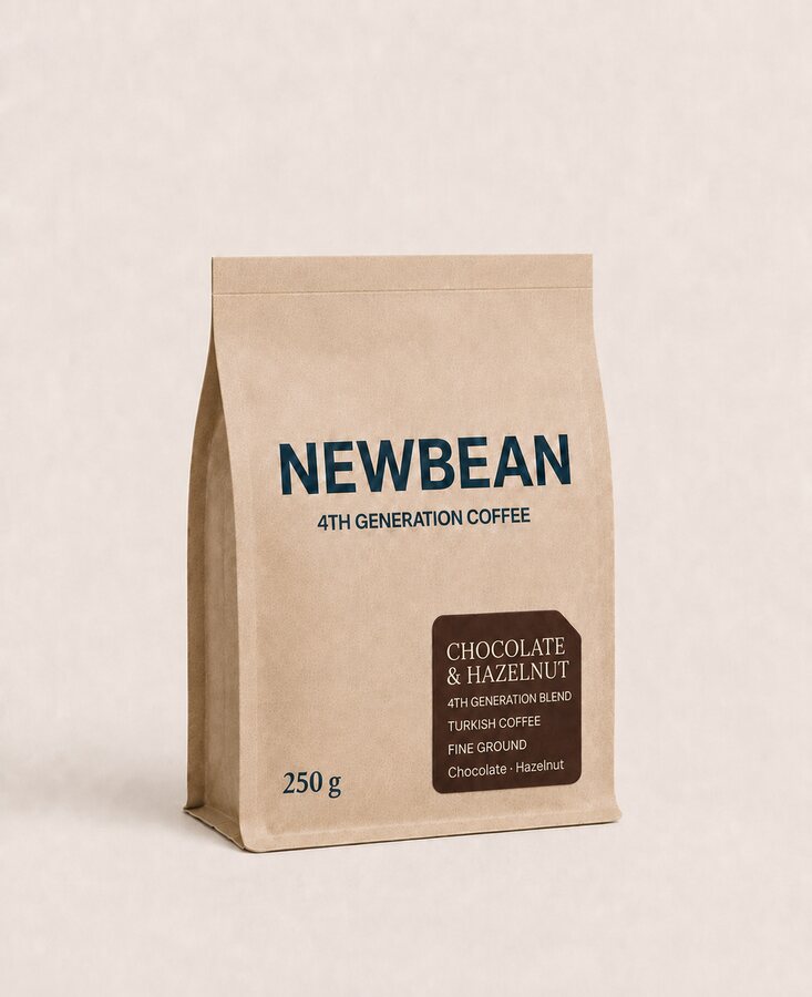 NEWBEAN Çikolata & Fındık Türk Kahvesi paketi