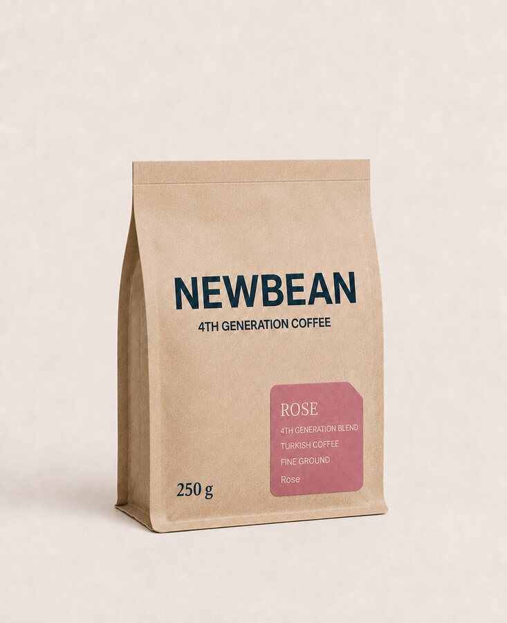 NEWBEAN Gül Türk Kahvesi paketi